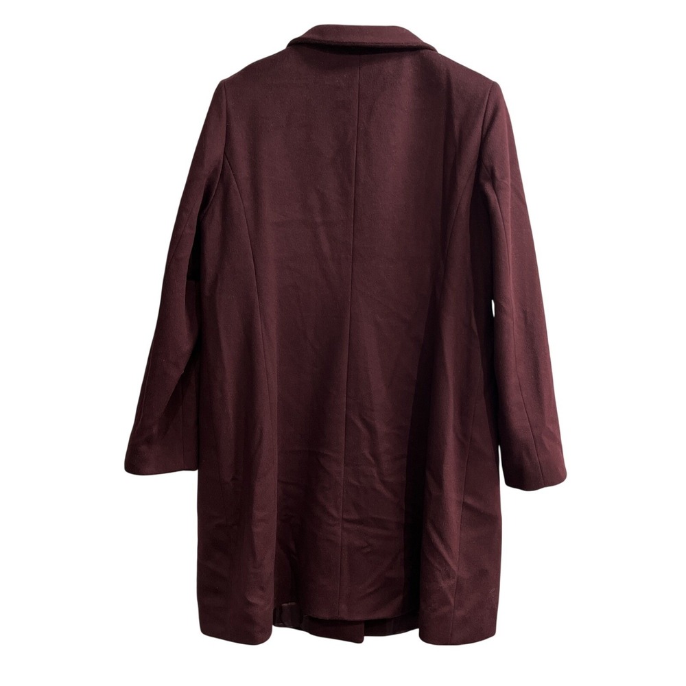 Cinzia Rocca Icons Coat Wool Cashmere Blend Dark Purple 16 Professional Classic - Picture 2 of 16